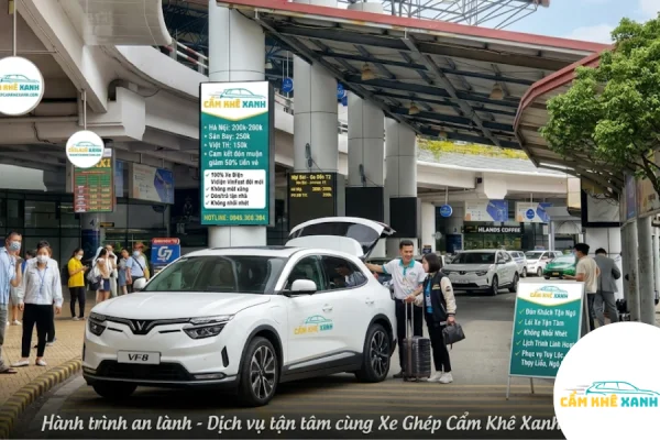 Xe Ghép Cẩm Khê Đi Sân Bay Nội Bài: Đón Đúng Giờ, Cốp Rộng, Giá Rẻ